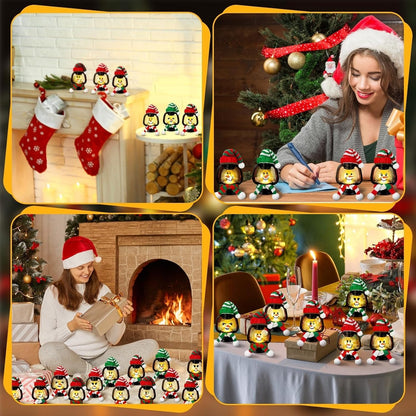 🎄Коледна разпродажба 49% ОТСТЪПКА⛄ Фенер със снежен човек с шапки и шалове