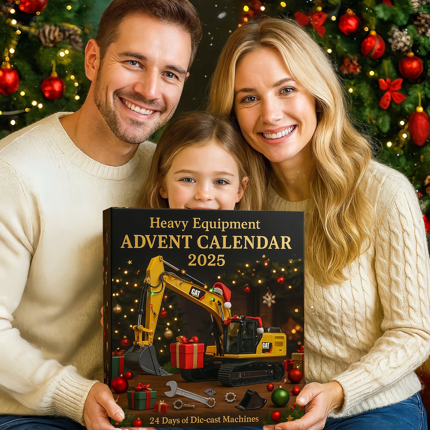 🌲Коледен подарък -- Адвент календар за тежко оборудване 2025 · 24 машини за леене под налягане