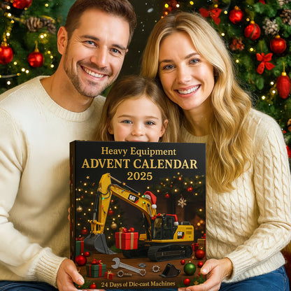 🌲Коледен подарък -- Адвент календар за тежко оборудване 2025 · 24 машини за леене под налягане