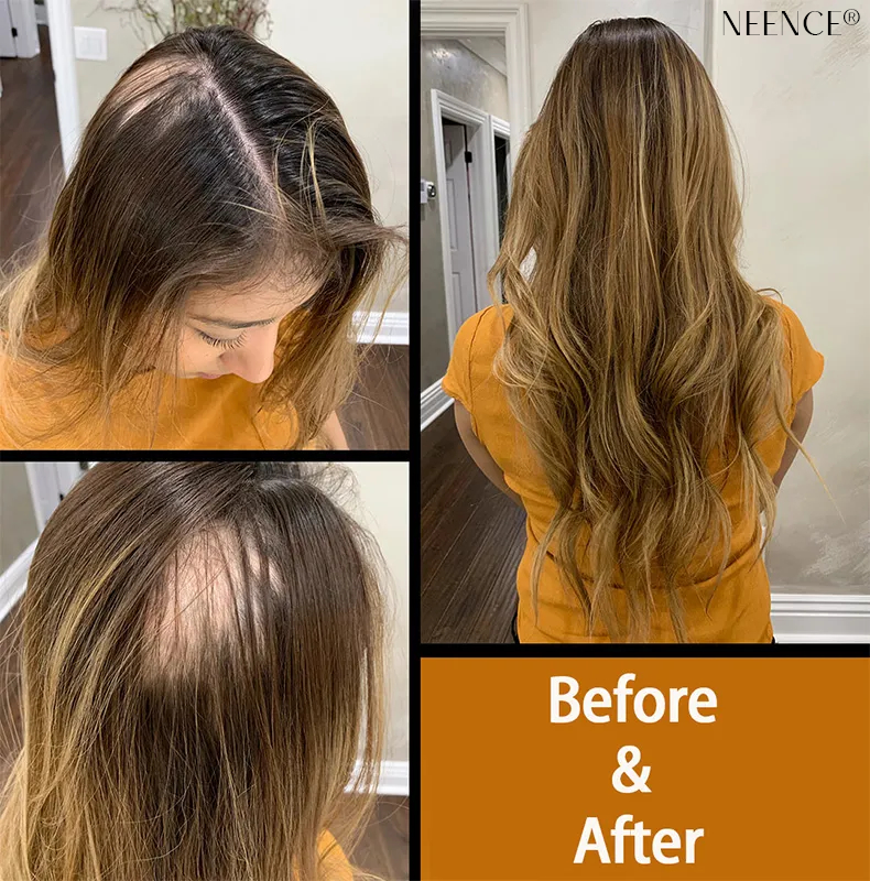 Безшевни екстеншъни за закрепване от човешка коса - 10 броя