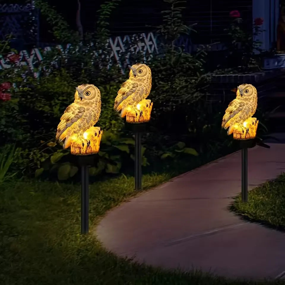 🦉🌕HOT SALE -Led Solar Power Outdoor Garden Waterproof Owl Stake