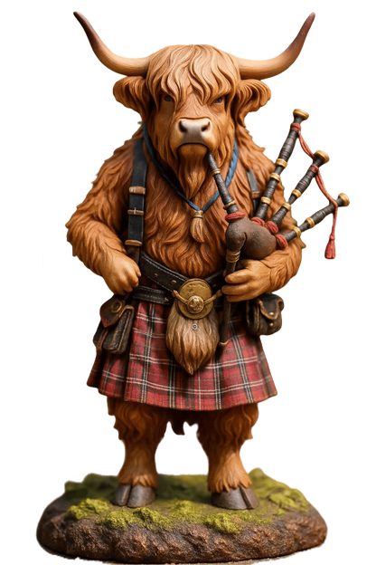 🐮Адвент календар с Хайлендър 2025🎄✨ - Ръчно изработена 3D кукла с Хайлендър (24 части)